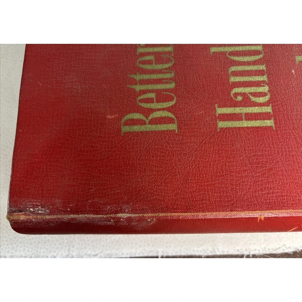 1951 Better Homes & Gardens Handyman's Book 1st Ed Red DIY Binder Vintage Manual